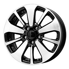 Фото Диск 16 6,5J*16 5/114,3/67,1+38 КС688 (ZV 16 Peugeot4008) алмаз черный K&K