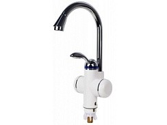 Фото Смеситель-водонагреватель SL127EL-020F проточного типа, до 60º, Белый+Хром, РМС