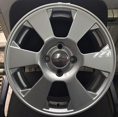 Фото Диск 15 6J*15 4/100/56,6+39 КС718 (ZV 15 Cobalt) сильвер K&K