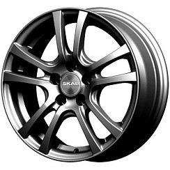 Фото Диск 15 6J*15 5/100/57,1+38 СКАД Дели Графит