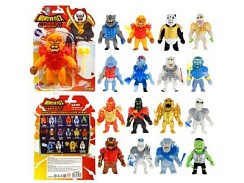 фото Фигурки тянущиеся MONSTER FLEX COMBAT,тянущиеся фигурки 15см в броне и с оружием