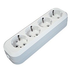 Фото Колодка удлинителя 4-м с/з UNIVersal E304