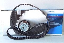 Фото (21116100604086) Комплект ГРМ 2190 ГРАНТА (ремень+1ролик) GATES К015670XS ОАО "АВТОВАЗ Ф/У