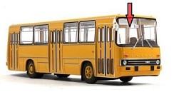 Фото ИКАРУС Стекло ветровое правое