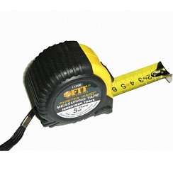 Фото Рулетка 5м*25мм прорезин. корпус FIT