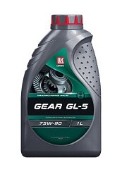 Фото Масло трансмиссионное 75W90 GL-5 Лукойл   1л. п/с Н/П GEAR (2240002)