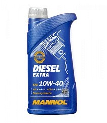 Фото Масло MANNOL Diesel Extra 7504 10W40 A3/B4 CH-4/SL   1л. диз. п/с.