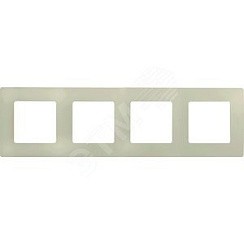 Фото Рамка 4 поста Слоновая кость, ETIKA