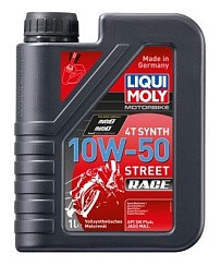 Фото Масло 4Т LIQUI MOLY Motorbike Synth Street Race 10W50 SN   1л. синт.