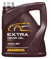 Фото Масло трансмиссионное 75W90 GL-4/GL-5 MANNOL   4л. Extra Getriebeoel 8103 синт.