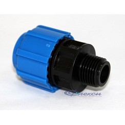 Фото Муфта ПНД 32*1/2" Н (№46)