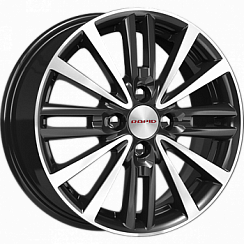 Фото Диск 15 6J*15 4/100/60,1+50 SK Rapid  Модена алмаз чёрн. K&K