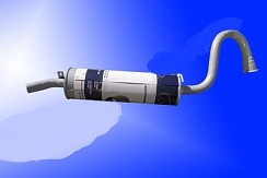 Фото Глушитель ГАЗ 31105 Волга ДВС Крайслер ГОСТ