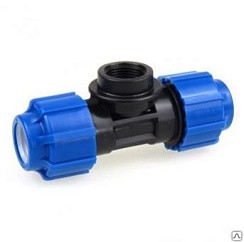 Фото Тройник ПНД 32*1В*32  (№64)