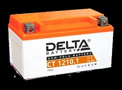 Фото АКБ Мото 10а/ч п/п 190А DELTA (150x86x93) AGM (YTZ10S)