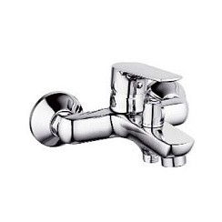 Фото Смеситель для ванны Lemen LC-3313, однорычажный, D35, с коротким изливом, хром