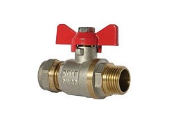 Фото Кран шар. нар.рез. 20*3/4 д/мпл труб (№46)