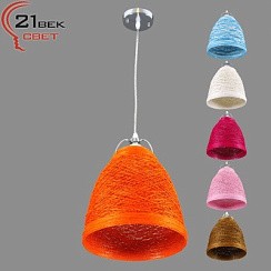 фото Светильник потолочный, 1 лампа, 25х30 см, регулир.по высоте, Ротанг, цвет Микс 60W E27 (6)