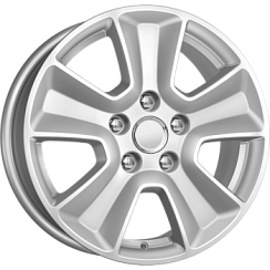 Фото Диск 16 6,5J*16 5/114,3/66,1+50 КС672(16 Duster FL) сильвер K&K  [] (64141)