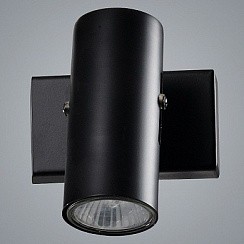 фото Спот 18711/1 BK черный 1x50W GU10 h130, WAN19