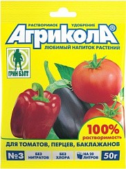 фото Удобрение Агрикола 3 томат, перец,баклажан 50 г