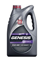 Фото Масло Лукойл GENESIS Universal  5W40 A3/B4 SN/CF   4л. (3148631)
