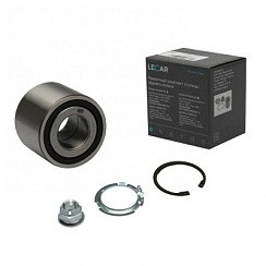 Фото Ремкомплект ступицы задней 2180 Веста LECAR "АВТОВАЗ" (колпак ступицы+кольцо стоп+гайка)