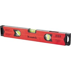 Фото Уровень 800 мм алюминиевый, фрезерованный, 3 глазка, магнитный, рукоятки,// Matrix 34708