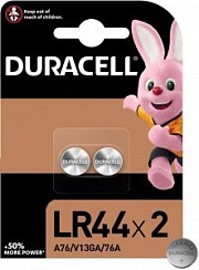 Фото Батарейка Duracell  LR44BL2 2 шт