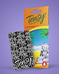 Фото Ароматизатор на зеркало TENSY  TА-01 Black Ice/Черный лед (картон)