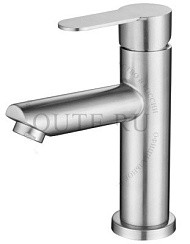 Фото Смеситель для умывальника одноручковый T40101 (SUS304) Ø35 Oute