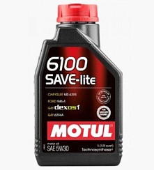 Фото Масло MOTUL 6100 SAVE-lite  5W30 SN/CF GF-5   1л. п/с