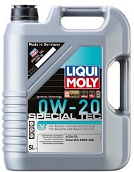 Фото Масло LIQUI MOLY Special Tec V  0W20 C5 SN   5л. синт.