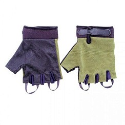 Фото Перчатки туристические "СЛЕДОПЫТ" зеленые, без пальцев, размер XL