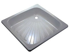 Фото .Поддон для душа стальной квадрат 90х90х15см РАСПРОДАЖА
