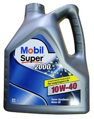 Фото Масло Mobil Super 2000x1 10W40 A3/B3 SN/CF   4л. п/с.