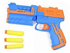 фото Пистолет  "Меткость" (3 пуль мягких. в пакете) (20x4.5х23 cм) ( Арт. 2315072)
