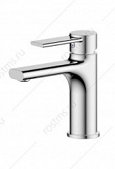 Фото Смеситель д/умывальника SL130-001F одноручковый, хром, Латунь, РМС  РАСПРОДАЖА