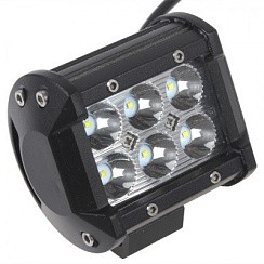 Фото Фара светодиодная ВНЕДОРОЖНИКИ 6SMD 3W(18W) 12-24V квадрат