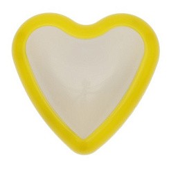 фото Ночник-пушлайт пластик "Сердце" от батареек 3ААА, цвета МИКС, 3,7х9,5х9,7 см