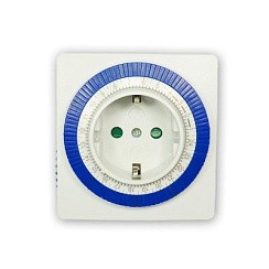 Фото Розетка с таймером (суточная) механическая ТМ32 IP20 16А 3500W, FERON