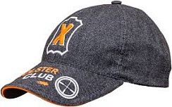 Фото Бейсболка летняя Holster Club / джинса / черный ((59-60))