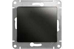Фото Выключатель 1-кл., схема 1 антрацит в рамку Glossa GSL000711