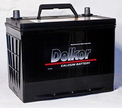 Фото АКБ 80а/ч о/п 750A DELKOR япон. 105D31L (L=352;b=175;h=190)