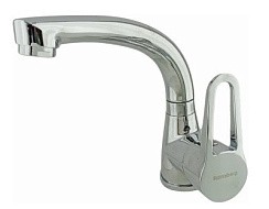 Фото Смеситель для умывальника одноручковый R0613F-1 (Lt), хром Rainsberg