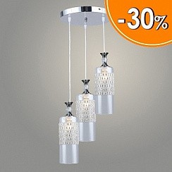 фото Подвес N5611/3HQ CH хром 3х40W Е27 d290 h800, QH23