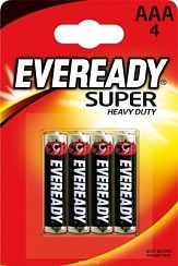 Фото Батарейка AAA 4шт. EVEREADY SHD AAA/R03 FSB4