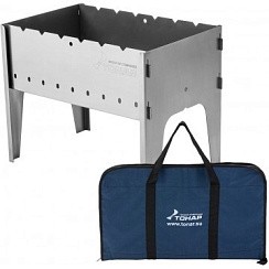 Фото Мангал разборный Тонар (1,5мм, сумка) 490х310х370 мм;