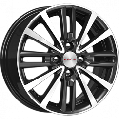 Фото Диск 15 6J*15 4/100/54,1+48 Модена-ориг. алмаз черный SK K&K