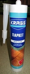 Фото Герметик акриловый по дереву KRASS паркет Дуб 300 мл АКЦИЯ